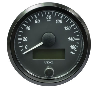 VDO SingleViu Speedometer 160 Mph